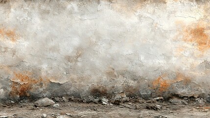 Weathered Wall and Ground Reveal Aged Texture