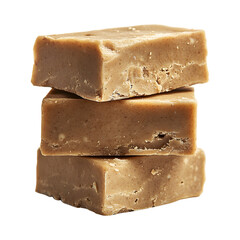 Halva Soap Pieces Isolated on Transparent Background