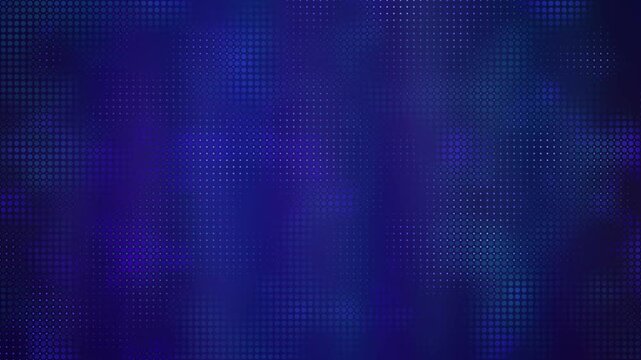 Dynamic Purple and Blue Halftone Dots Background in a Vibrant Abstract Grid with Seamless Motion Animation