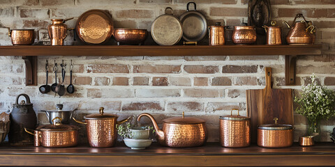 Copper Kitchenware, Vintage Copper Cookware
Rustic Copper Kitchen Decor
Elegant Copper Utensils
Copper Charm in Kitchens
Timeless Copper Pots
Warm Rustic Kitchen