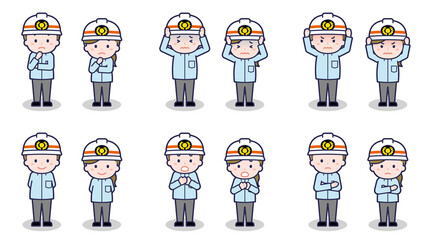 救急隊員の男女 05