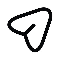 Send icon. sign for mobile concept and web design. vector illustration