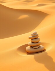 zen, stones, stacked, tower, sand, dunes, golden, balance, serene, tranquil, harmony, nature, peaceful, meditative, scenic, outdoors, natural, calm, alignment, symmetry, mindfulness, picturesque,