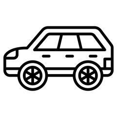 Fototapeta premium SUV icon