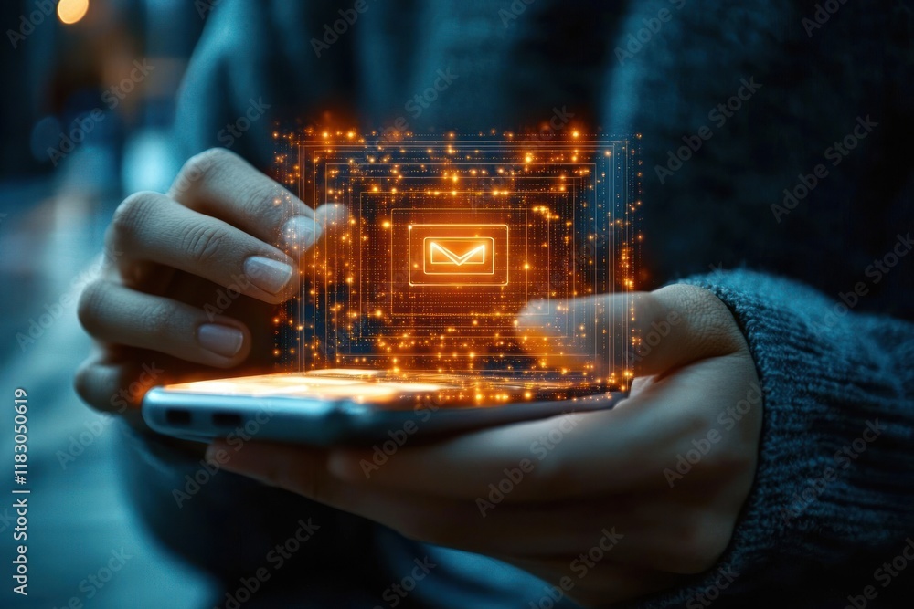 Poster Cybersecurity Login User Privacy Security Encryption Data Protection Digital Identity Authentication Secure Network
