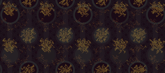 Digital And Textile Design Pattern