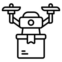 Delivery Drone icon