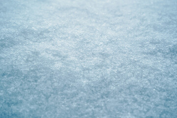 Obraz premium Close up of fresh snow texture