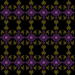 Kasuti india stitch embroidery needlework for fabric background paper wallpaper tiles seamless artwork simple geometric printed  pattern design