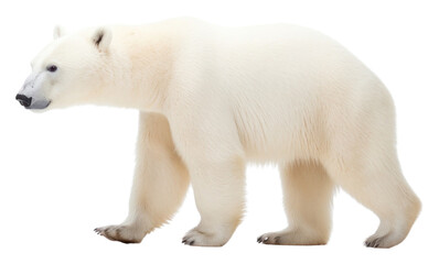 Fototapeta premium PNG Polar bear wildlife animal mammal.