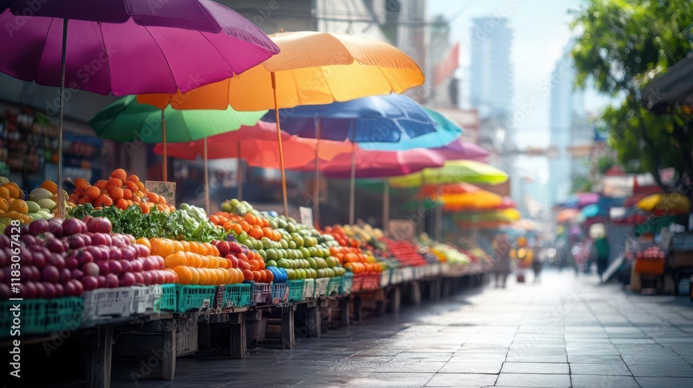 Poster vibrant assortment of fresh fruits displayed together featuring juicy apples bananas oranges grapes 