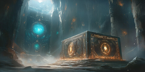 Ancient Artifact in Cave, Mysterious Cave Relic
Ancient Artifact Discovery
Hidden Treasure Chest
Mystical Cave Artifact
Secret Ancient Relic
Glowing Relic in Cave