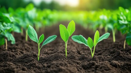 sustainable production methods, Realistic Photo, copy space for text