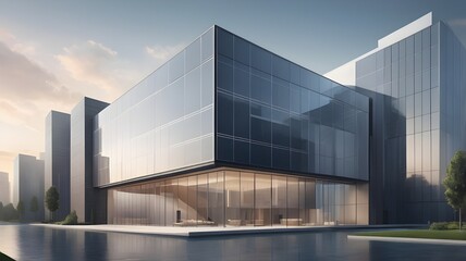 A modern architectural digest building, a Best design for a shopping mall and an admin block of a company 