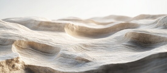 Obraz premium Abstract beige textured landscape with soft light.