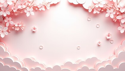 Delicate pink floral arrangement with rings on a soft pastel backdrop.