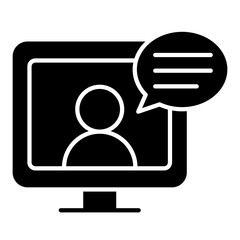 Online graduation icon