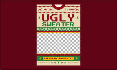 Ugly Sweater Party Flyer