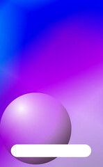 Abstract 3D rendering of geometric background sphere. Multipurpose creative large scale website template.
Minimalism, bright still life