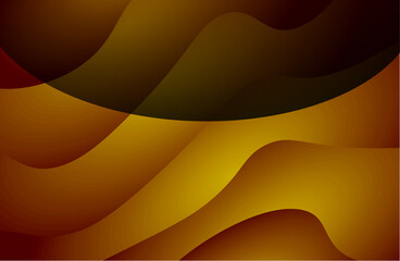 Geometric circles and bubbles on brown and red-black gradient background, perfect for creating vibrant abstract 3D wallpapers