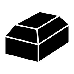 A piece of chocolate icon