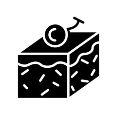 Chocolate cake icon