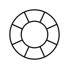 lifebuoy line icon