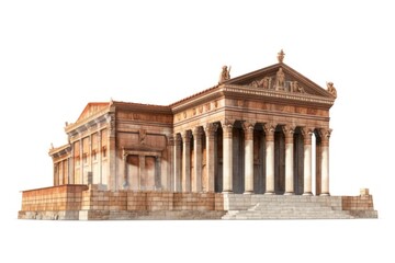 Obraz premium Architecture building ancient temple.