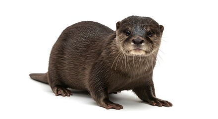 Adorable Otter Portrait Wildlife Mammal Animal Fur Cute Pet Nature Aquatic Wild Creature River