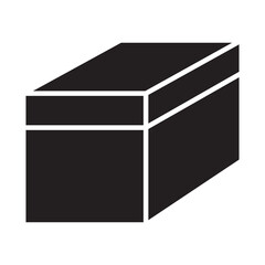 Box icon in glyph style