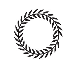 laurel wreath vector