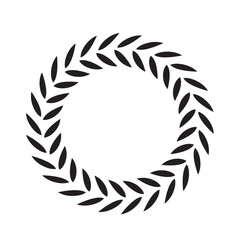 Obraz premium laurel wreath vector