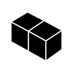 Box icon in glyph style