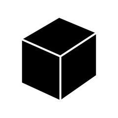 Box icon in glyph style