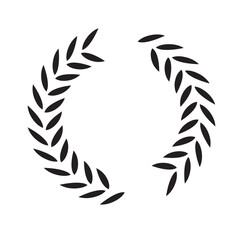 laurel wreath vector