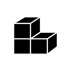 Box icon in glyph style