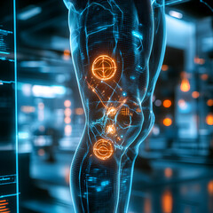 Futuristic Human Anatomy Scan, Digital Anatomy Visualization
Futuristic Body Scan
Human Body Tech Scan
Anatomy and Technology
Advanced Medical Imaging
Tech Anatomy Art