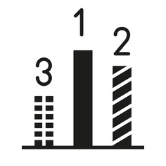 Ranking icon in glyph style