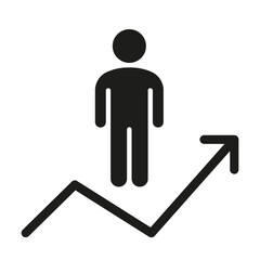 Performance icon in glyph style