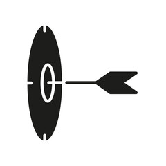 Target icon in glyph style