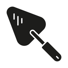 Trowel icon in glyph style