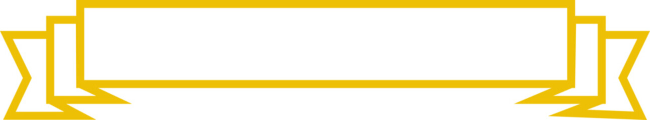 Obraz premium Ribbon banner bow colorful icon. Decoration line vector isolated on transparent background. Element symbol for award, gift, flag, frame, poster, promotion, art, modern and more