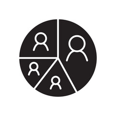 Vote result icon in glyph style