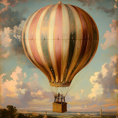 Hot Air Balloon in Vintage Style, Adventure and Travel, Vintage Hot Air Balloon
Classic Balloon Adventure
Hot Air Balloon Ride
Retro Balloon Design
Skyward Vintage Journey
Balloon in the Sky