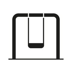 Swing icon in glyph style