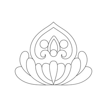 recommend clip art: Mandala ornament floral vector