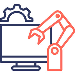 Digital Manufacturing Icon