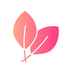 leaves gradient icon