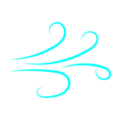 Doodle wind line sketch. Hand drawn doodle wind motion, air blow, swirl elements. Sketch drawn air blow motion, freshness, smoke flow art. Wind and air flow icons gusts. vector illustration