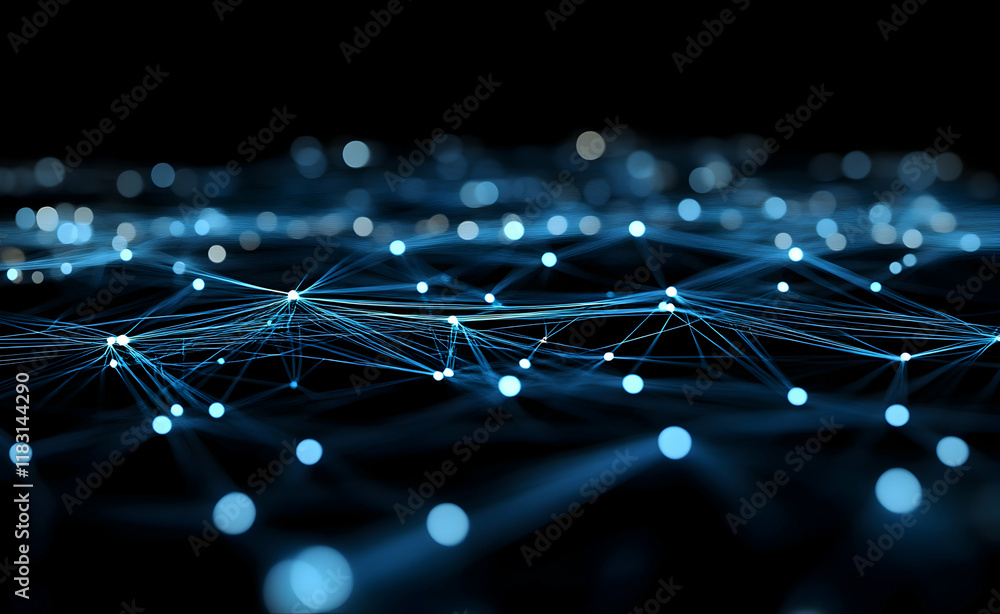 Poster abstract network: digital connectivity visualization